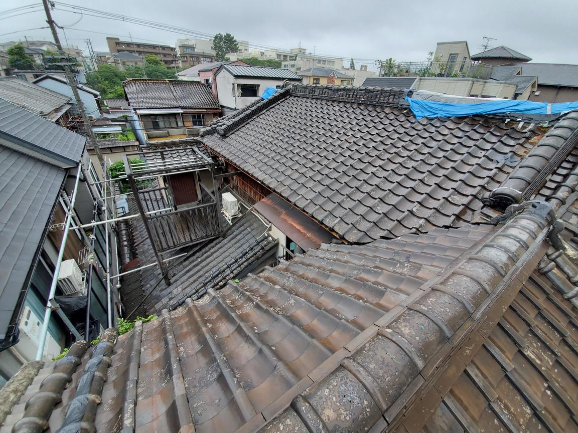 >葺き替え前　写真