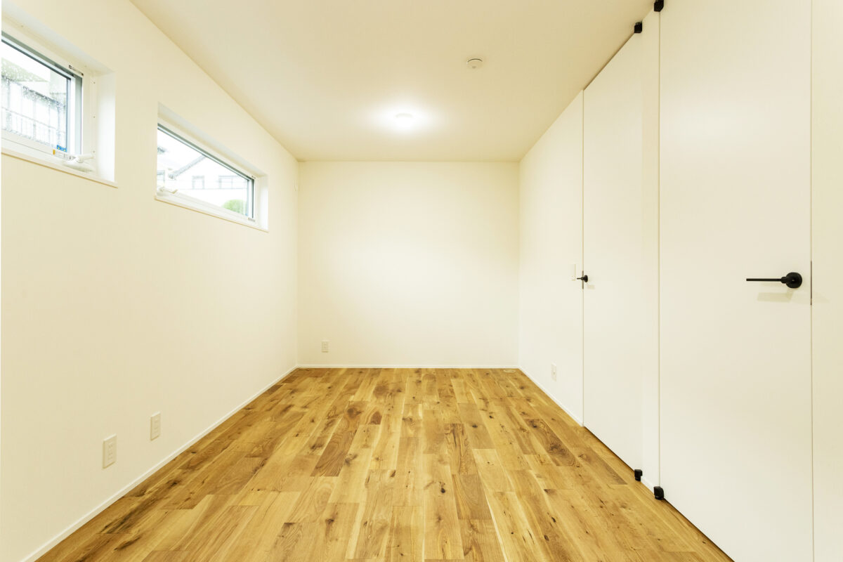 >将来2部屋に分けられるようにした子供部屋 写真