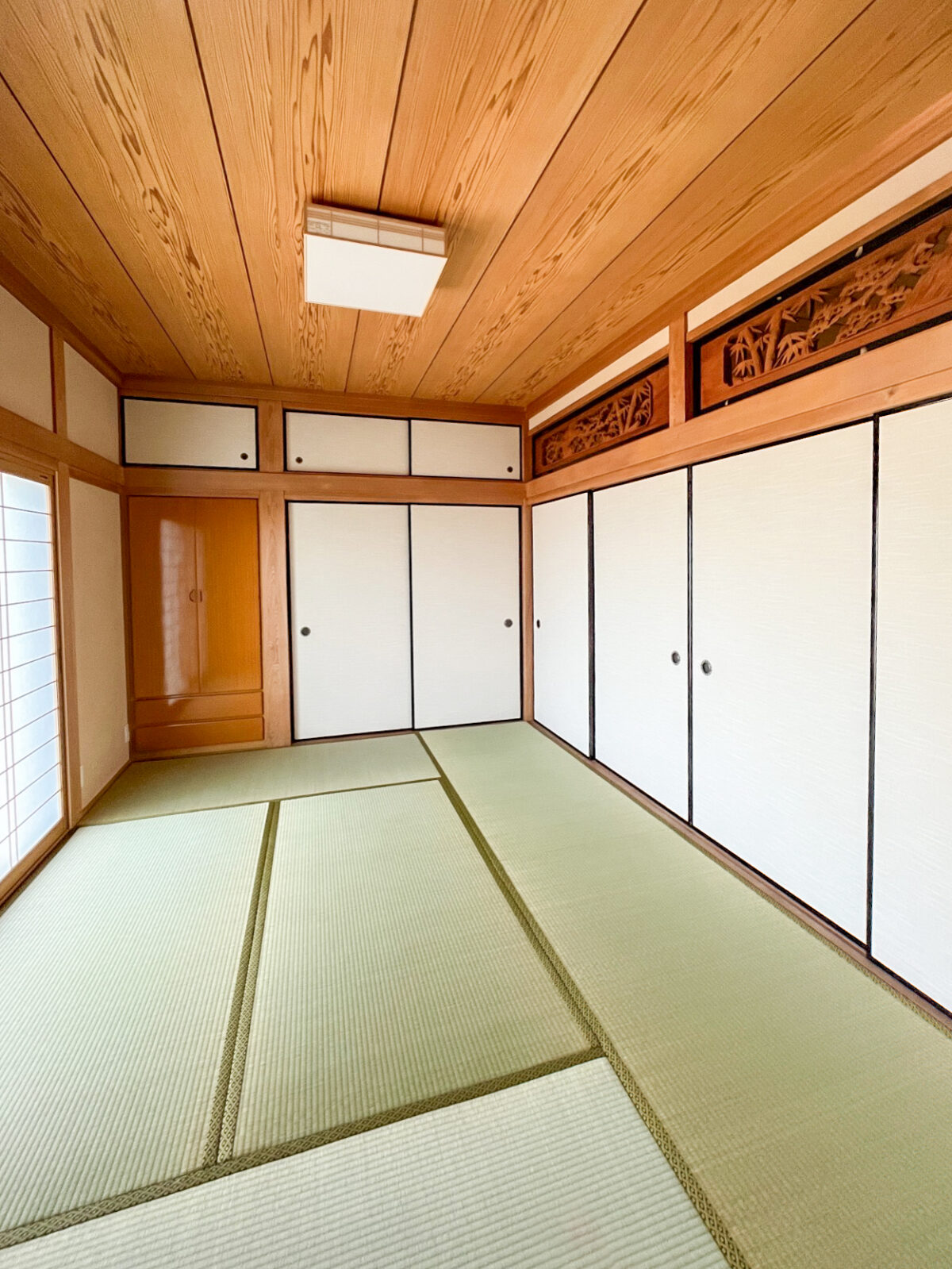 >襖張り替え・畳表替え・木部染み抜き・聚楽塗り替えを行いました　写真