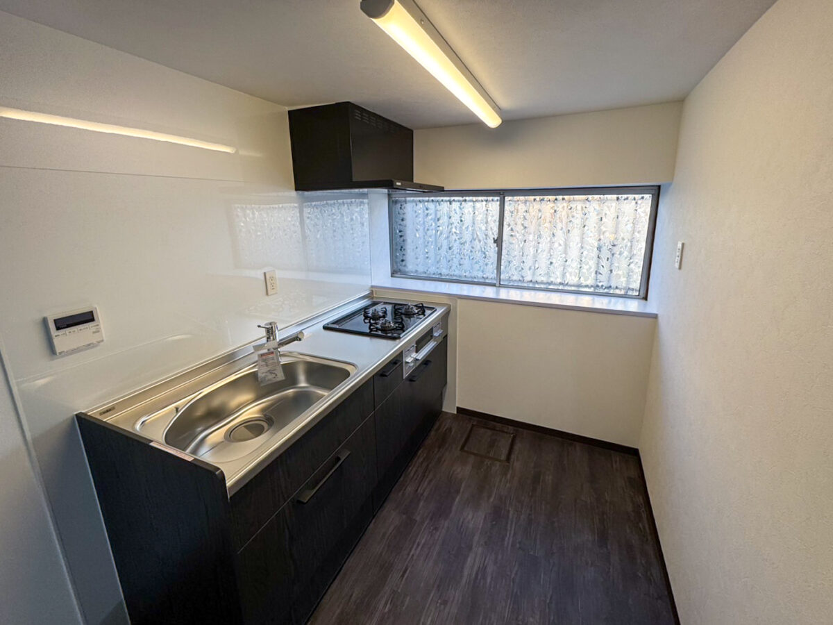 >使いやすいシステムキッチン　写真