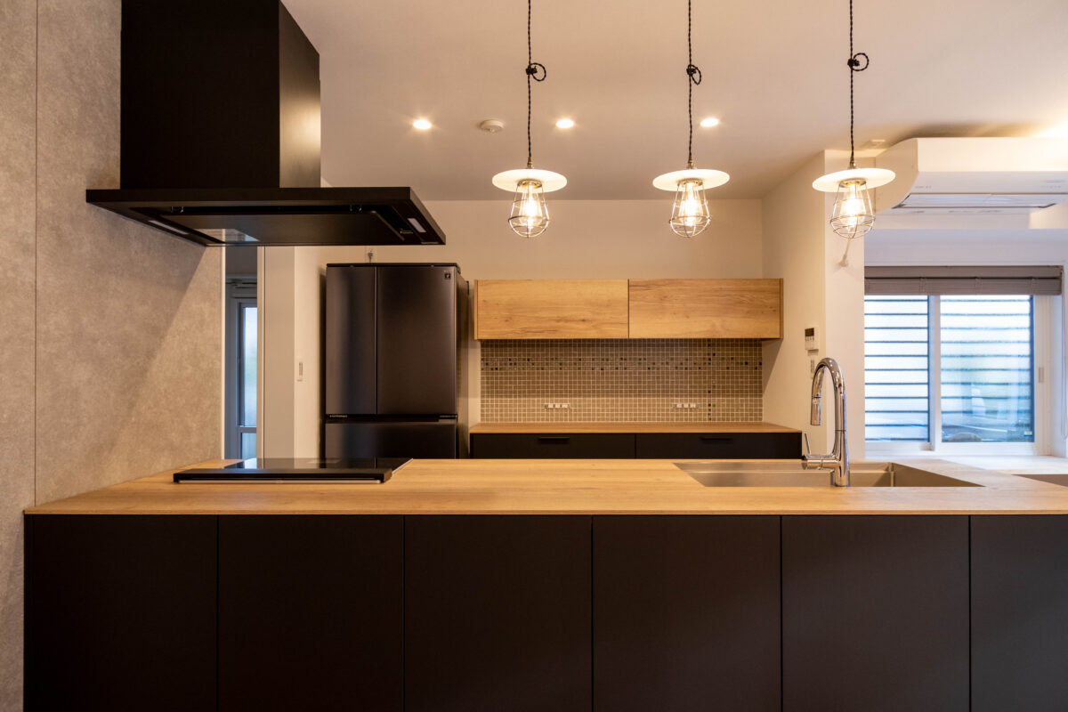 >リビング側は大きな収納になっています。　写真